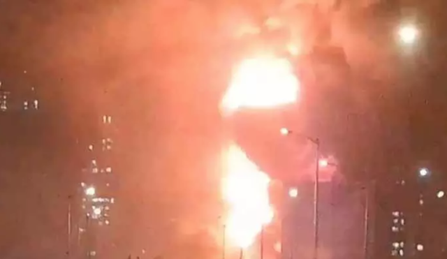 Massive fire in Balapur