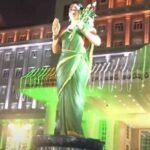 Telangana's mother unveiled a new statue: CM..