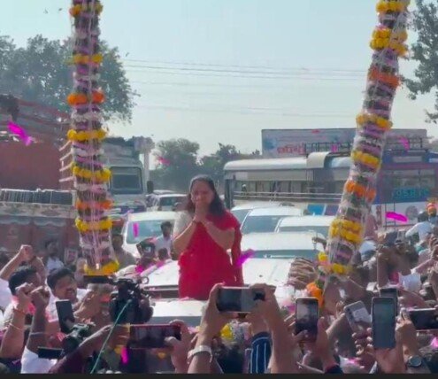 mlc kavitha visits jagityal District