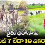 The limit for farmer reassurance is 7 or 10 acres