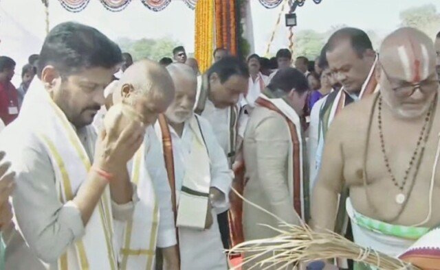 CM Revanth laid the foundation stone for the construction of Osmania Hospital