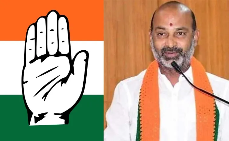 Congress opposition severely criticized Bandi Sanjay's comments