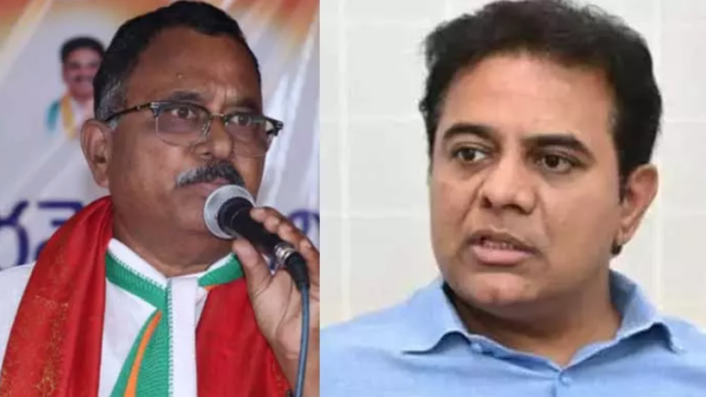 Congress MP Mallu Ravi criticizes KTR