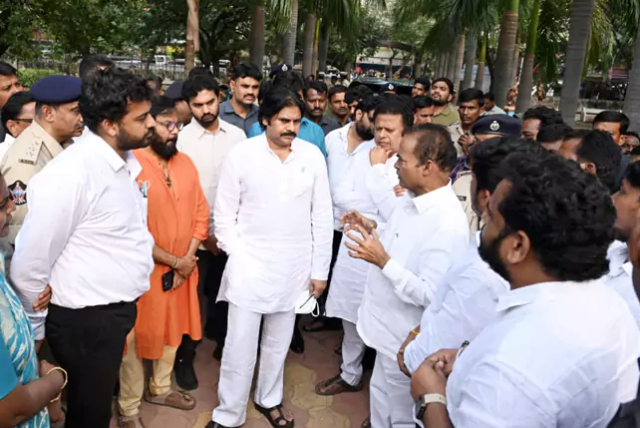Deputy CM Pawan Kalyan inspected the stampede
