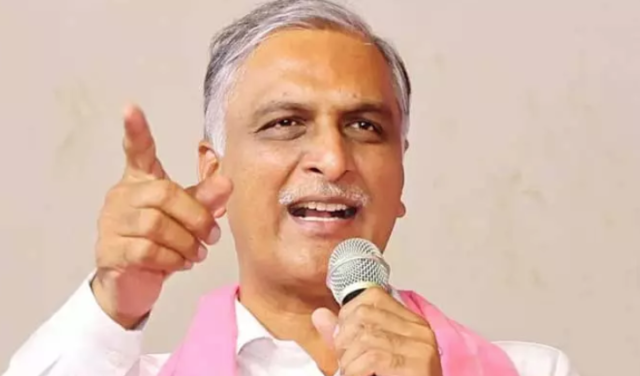 Harish Rao criticizes the Congress government for water issue