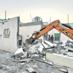 Demolition of illegal buildings in Mandakrishna Madiga