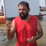 MLA Rajasingh took holy bath in Maha Kumbh Mela