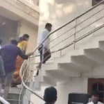 A kavitha for KTR's residence.. Harish Rao's former ministers