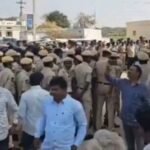 Tension in Kodangal...Farmers protest