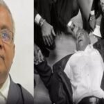 A lawyer has a heart attack in the middle of arguing a case