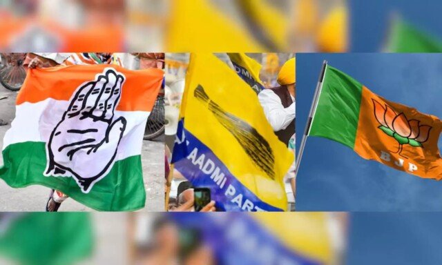 BJP leading - AAP is facing a huge setback