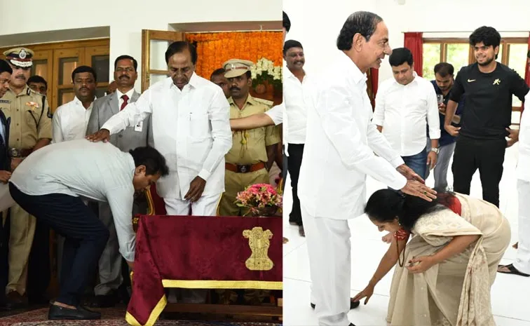 బీఆర్ఎస్ అధినేత కేసీఆర్ జన్మదిన వేడుకలు – కేటీఆర్, కవిత శుభాకాంక్షలు