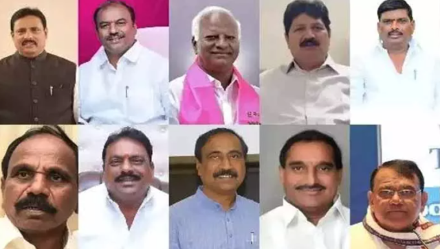 Meeting of MLAs who defected from the party