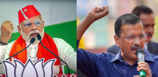 Main contest AAP vs BJP...