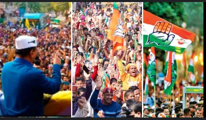 BJP aggressive in Delhi assembly results