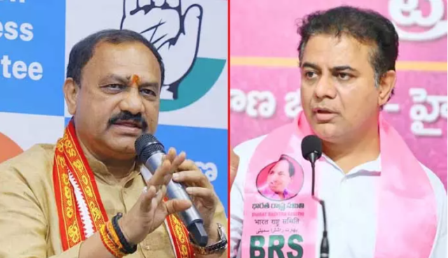 TPCC chief Mahesh Kumar Goud challenged KTR