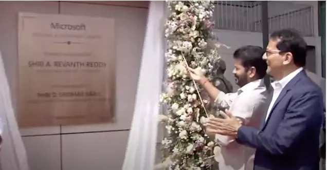 CM inaugurated the new Microsoft campus