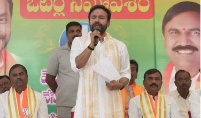 "If both KCR and Revanth come together, they will show the progress made by the Centre" - Kishan Reddy