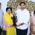 Minister Lokesh congratulated JEE topper Manojna
