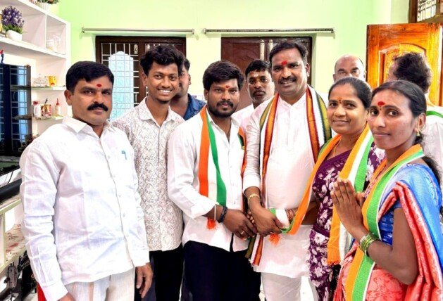 ఎమ్మెల్యే బీర్ల ఐలయ్య సమక్షంలో కాంగ్రెస్ పార్టీలో చేరిన బి.ఆర్.ఎస్ నాయకురాలు చిమ్మి భాగ్య