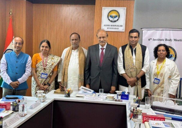 బీబీనగర్ ఎయిమ్స్ లో ఇన్స్టిట్యూట్ బాడీ సమావేశంలో పాల్గొన్న బోర్డు మెంబెర్ ఎంపీ చామల.