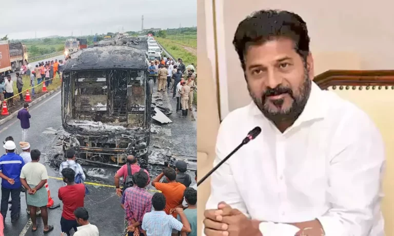 మార్కాపురం వద్ద ఘోర రోడ్డు ప్రమాదం.. సీఎం రేవంత్ దిగ్భ్రాంతి