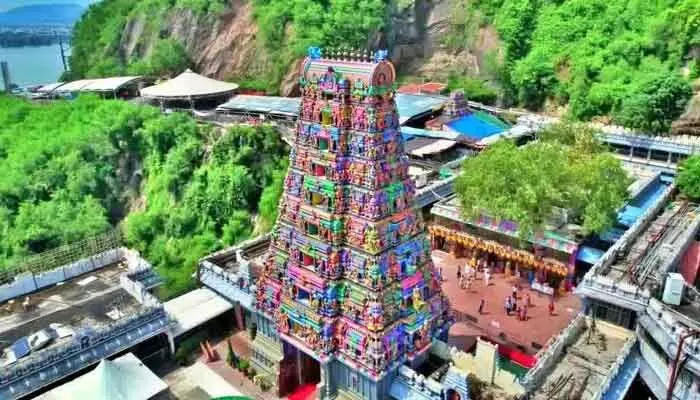 ఇంద్రకీలాద్రిపై కనకదుర్గమ్మ మహాకుంభాభిషేకం ఘన ప్రారంభం