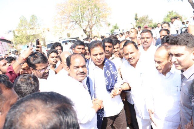 నాగోల్ సీవేజ్ ట్రీట్‌మెంట్ ప్లాంట్‌ను సందర్శించిన కేటీఆర్.. బీఆర్ఎస్ హయాంలో నిర్మాణంపై సమీక్ష