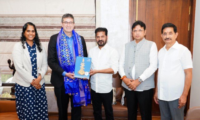 సీఎం రేవంత్ రెడ్డిని కలిసిన డెలావర్ గవర్నర్.. కీలక అంశాలపై చర్చ