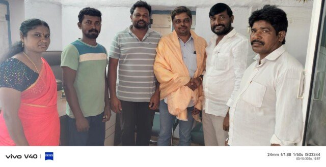 కార్యదర్శికి సన్మానం