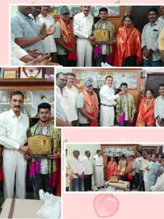 సీఏలో ప్రతిభ చాటిన భవ్యస్ ను సత్కరించిన ఆకుల గాంధీ తదితర ప్రముఖులు