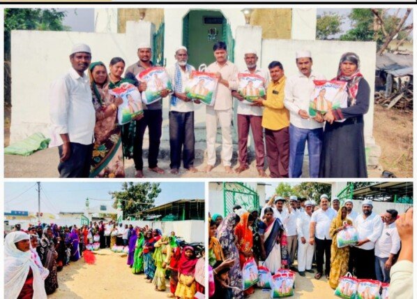రంజాన్ మాసం ముస్లిం సోదరులకు బీర్ల ఫౌండేషన్ సహకారంతో పలు కుటుంబాలకు రంజాన్ తోఫా కిట్ పంపిణీ