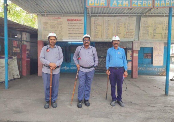 కాసిపేట 1 ఇంక్లైన్ గనిని సందర్శించిన మందమర్రి జిఎం