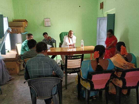 రామాపురం అభివృద్ధి నా ధ్యేయం సర్పంచి వెంకటరెడ్డి.