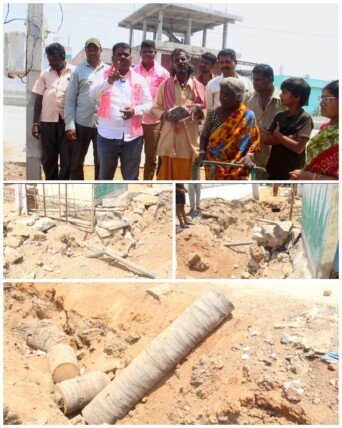 2వ వార్డులో నాలాకు మరమ్మత్తులుచేయకపోతే తీవ్రంగా ఉద్యమిస్తాం