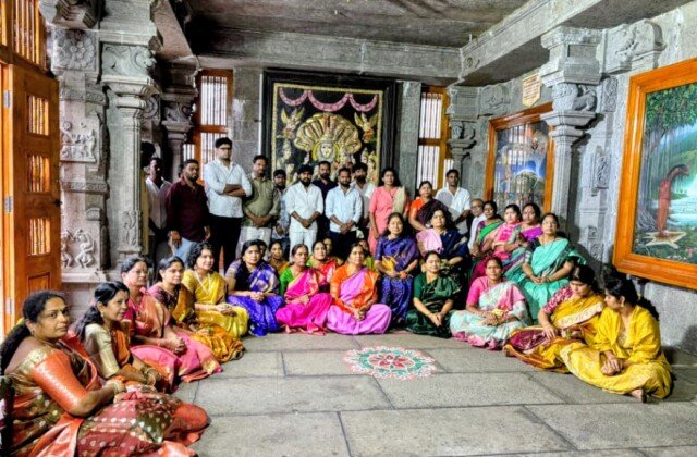 శ్రీ లక్ష్మీ నరసింహస్వామి వారిని దర్శించుకొని ప్రత్యేక పూజలు చేసిన మాజీ ఎమ్మెల్యే శ్రీమతి గొంగిడి సునీత