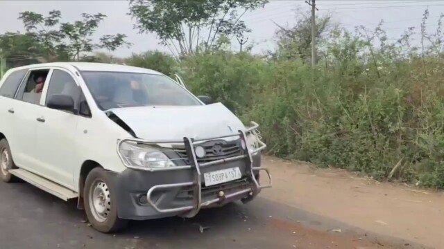 డీజీపీ కాన్వాయ్ ట్రయల్‌లో ఢీ.. ప్రమాదం తప్పింది