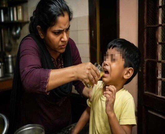 జ్యూస్ ముసుగులో విషప్రయోగం.. చిన్నారిపై చిన్నమ్మ దారుణం