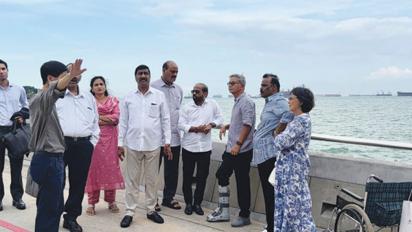 సింగపూర్‌లో మెరీనా బ్యారేజ్ పరిశీలన.. అమరావతి అభివృద్ధికి మార్గదర్శనం
