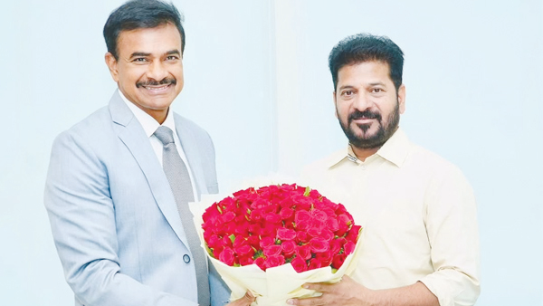 సీఎం రేవంత్‌ను కలిసిన డీజీపీ సీవీ ఆనంద్.. భద్రతపై కీలక చర్చలు