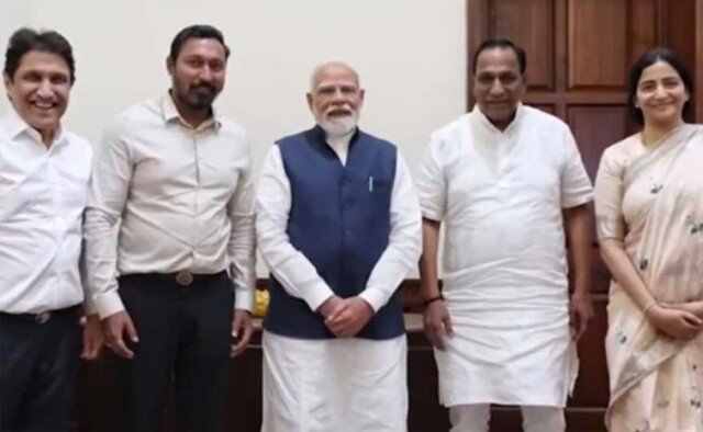 బీజేపీ కార్యాలయానికి మల్లారెడ్డి కోడలు ప్రీతి.. రాజకీయాల్లో చర్చ