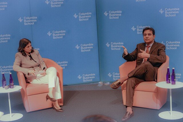 న్యూయార్క్‌లో కేటీఆర్ ప్రసంగం.. తెలంగాణ అభివృద్ధి గాథపై వివరాలు