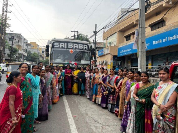 మహిళా రిజర్వేషన్‌పై ‘మహిళా ఆగ్రహ యాత్ర’.. వినాయకనగర్‌లో బీజేపీ నిరసన