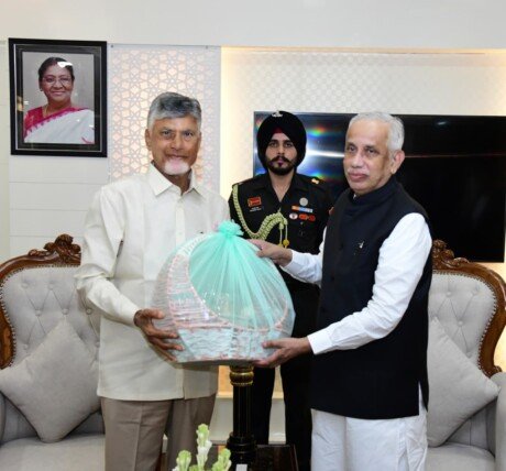 గవర్నర్‌ను పరామర్శించిన సీఎం చంద్రబాబు