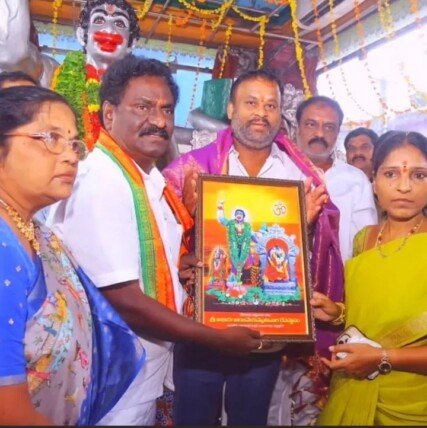 రాష్ట్రమంత్రి రాంప్రసాద్ రెడ్డికి ఘన స్వాగతం