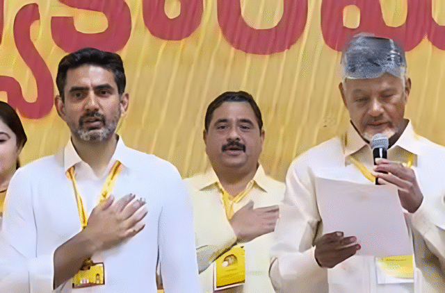 టీడీపీ జాతీయ వర్కింగ్ ప్రెసిడెంట్‌గా లోకేశ్ బాధ్యతలు స్వీకారం