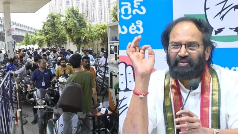 తెలంగాణలో సరిపడా పెట్రోల్, డీజిల్ నిల్వలు: మంత్రి ఉత్తమ్