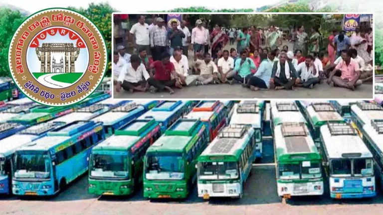 నర్సంపేటలో ఆర్టీసీ నిరసన ఉద్రిక్తం.. డ్రైవర్ ఆత్మహత్యాయత్నం కలకలం