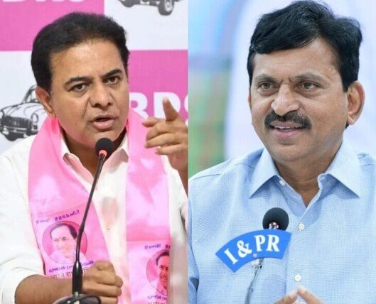 ఇందిరమ్మ ఇళ్లపై కేటీఆర్‌కు పొంగులేటి కౌంటర్
