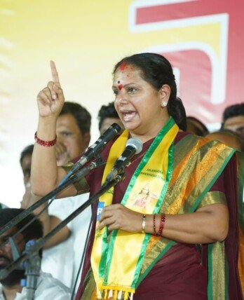 పాలమూరు నీళ్లపై కవిత ఫైర్.. కాంగ్రెస్, బీఆర్ఎస్‌పై తీవ్ర విమర్శలు